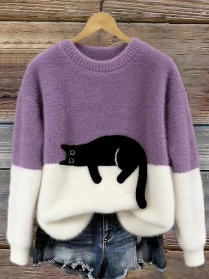 Tilly | Women's Cozy Graphic Cotton Sweater