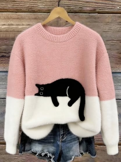 Tilly | Women's Cozy Graphic Cotton Sweater