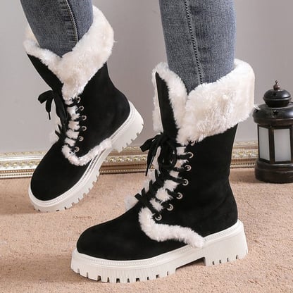 Portia | Women's Lug-Sole Faux Fur Winter Boots