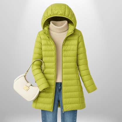 Samantha | Women's Hooded Long Puffer Jacket