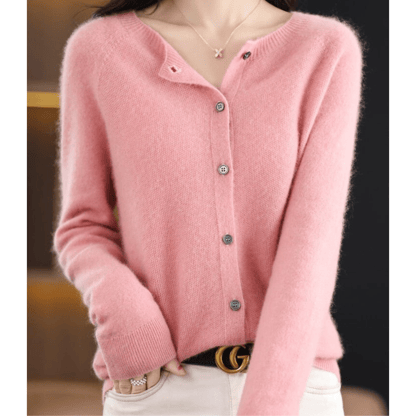 Katie | Women's Soft Cashmere Wool Cardigan