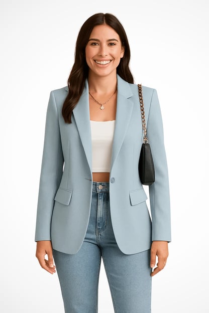 Rosie | Women's Tailored Single-Button Blazer Jacket