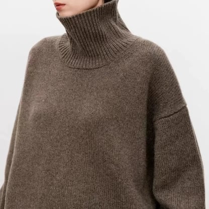 Chloe | Women's Ribbed Turtleneck Sweater