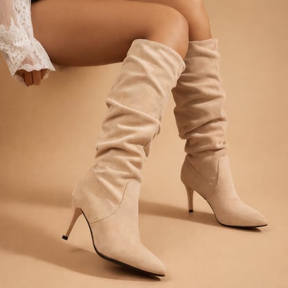 Abigail | Women's Slouch Knee High Boots