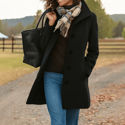 Esme | Women's Classic Button Winter Coat