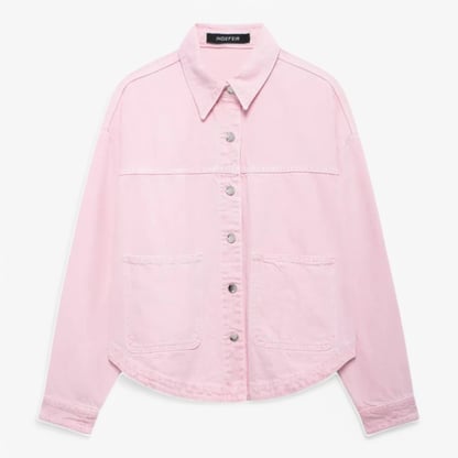 Sarah | Women's Classic Button-Front Denim Jacket