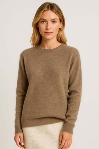 Ava | Women's Soft Crewneck Cashmere Sweater