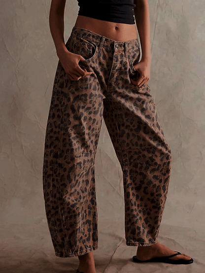 Abigail | Women's High Waisted Barrel Jeans