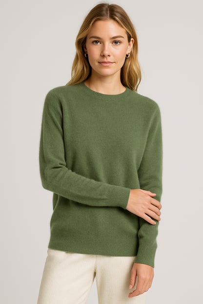 Ava | Women's Soft Crewneck Cashmere Sweater