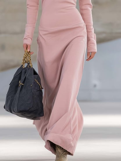 Amelie | Women's Sleek Long Sleeve Maxi Dress