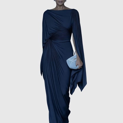 Cecily | Women's Draped Maxi Formal Dress