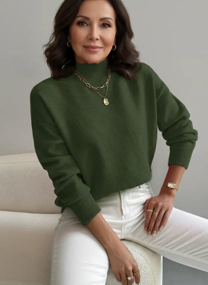Sandra | Women's Cozy Turtleneck Sweater