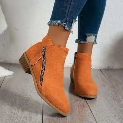 Molly | Women's Chunky Suede Ankle Boots