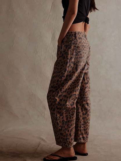 Abigail | Women's High Waisted Barrel Jeans