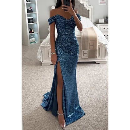 Beatrice | Women's Sequined Evening Maxi Dress