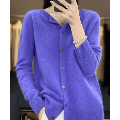 Katie | Women's Soft Cashmere Wool Cardigan