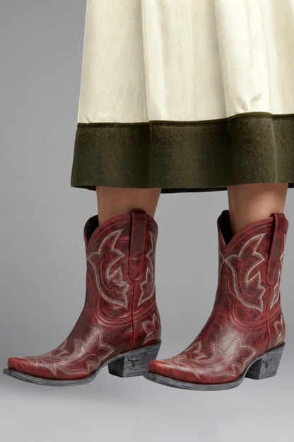 Tilly | Women's Embroidered Leather Cowgirl Boots