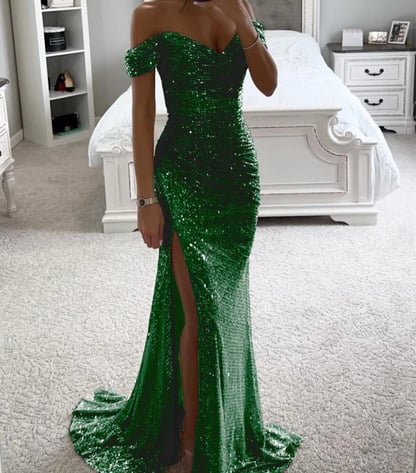 Beatrice | Women's Sequined Evening Maxi Dress
