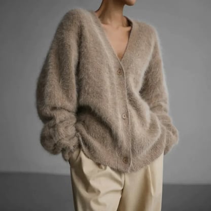 Ava | Women's Oversized Fuzzy Cardigan