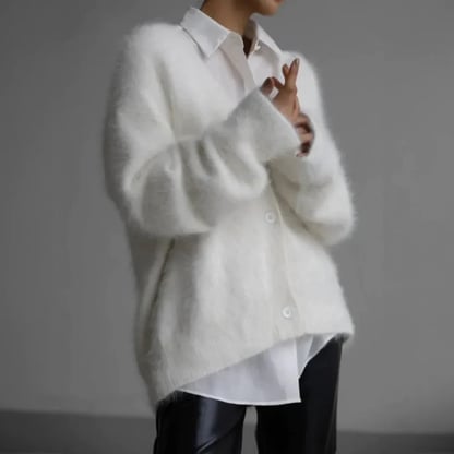 Ava | Women's Oversized Fuzzy Cardigan