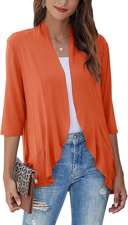Sharon | Women's Lightweight Draped Cardigan
