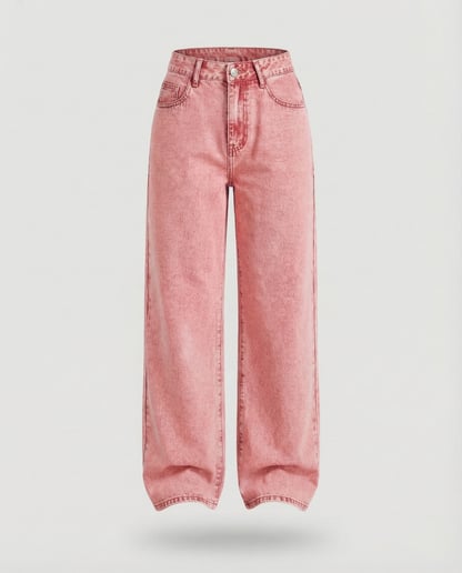Georgia | Women's High Waisted Straight Leg Jeans
