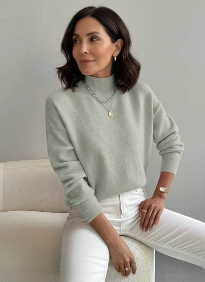 Sandra | Women's Cozy Turtleneck Sweater