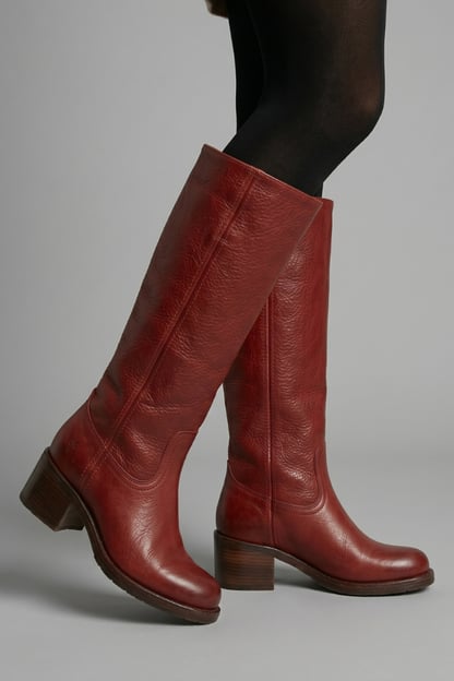 Lesley | Women's Chunky Mid Calf Boots
