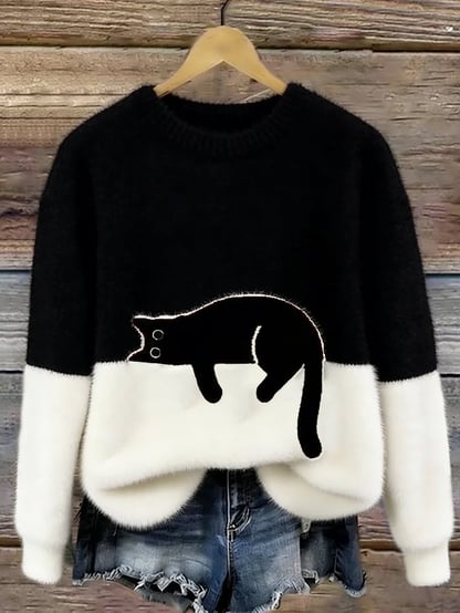 Tilly | Women's Cozy Graphic Cotton Sweater