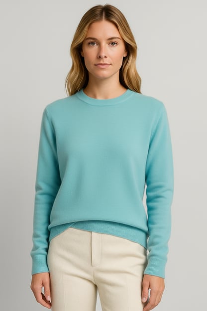 Ava | Women's Soft Crewneck Cashmere Sweater