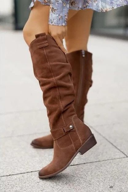 Karen | Women's Slouchy Knee High Boots