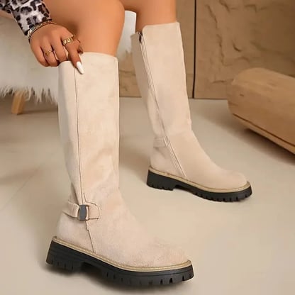 Georgia | Women's Lug-Sole Knee High Boots