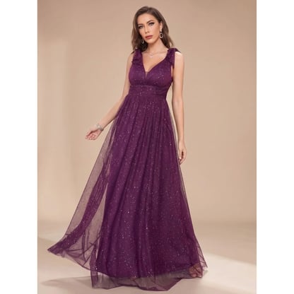 Florence | Women's Sleeveless Sequin Maxi Evening Dress