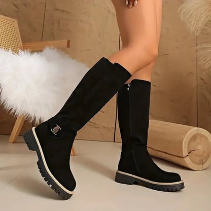 Georgia | Women's Lug-Sole Knee High Boots