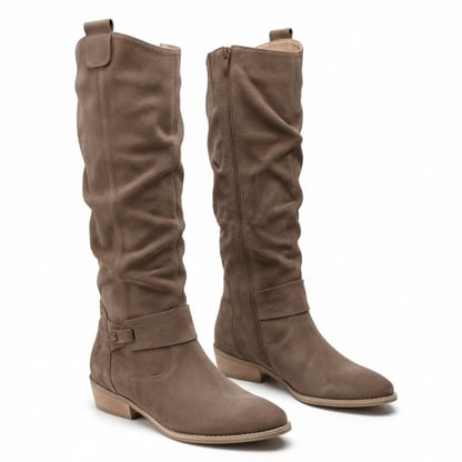 Sienna | Women's Ruched Knee High Boots