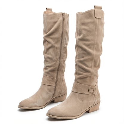 Sienna | Women's Ruched Knee High Boots