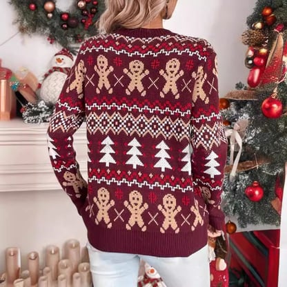 Wendy | Women's Festive Jacquard Christmas Sweater