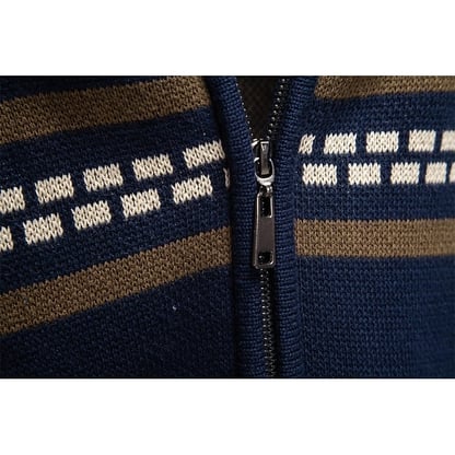 Nathan | Men's Patterned Knitted Christmas Cardigan