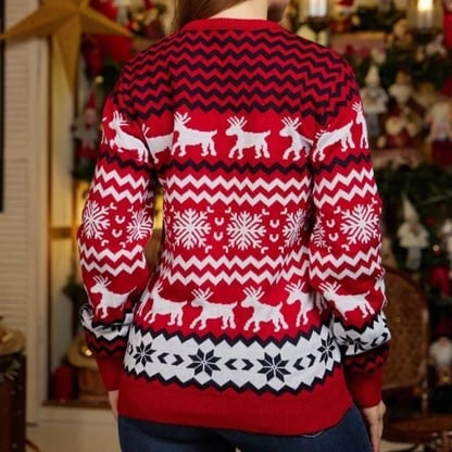 Christine | Women's Festive Drune Weihnachtspullover