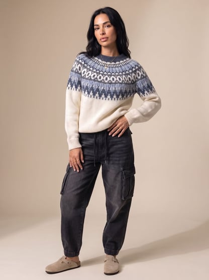 Isla | Women's Christmas Fair Isle Sweater