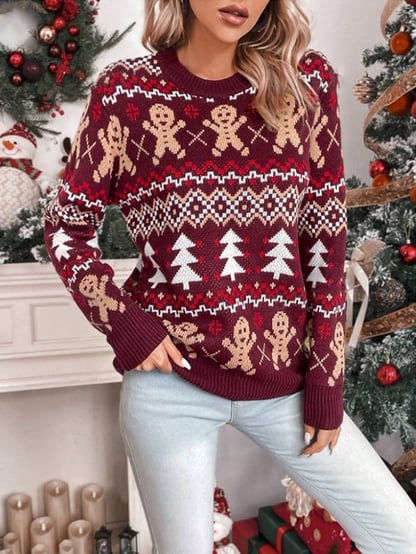 Wendy | Women's Festive Jacquard Christmas Sweater