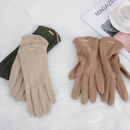 Beatrice | Women's Classic Winter Gloves with Accent