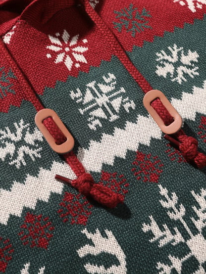 Stephen | Men's Festive Christmas Sweater with Hoodie