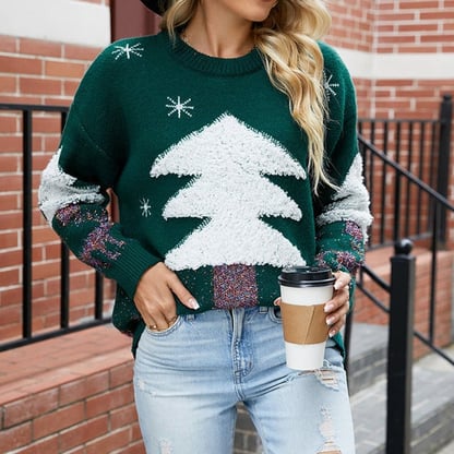 Grace | Women's Festive Christmas Tree Sweater