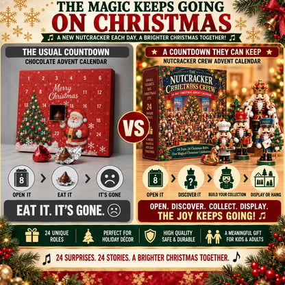 Nutcracker Advent Calendar Collectible Figures Set