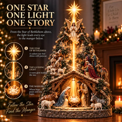 Christmas Glowing Star Tree Topper
