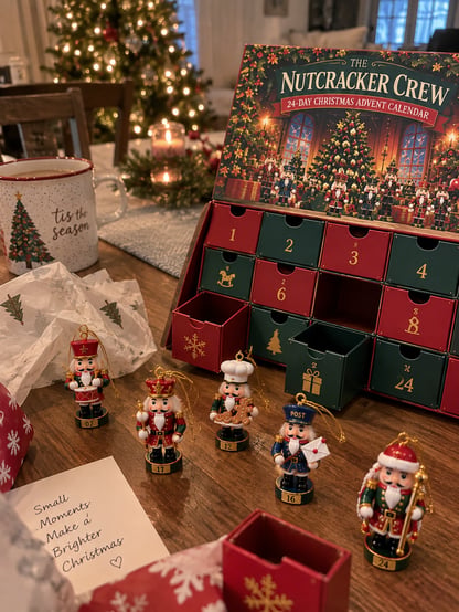 Nutcracker Advent Calendar Collectible Figures Set
