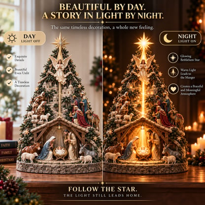 Christmas Glowing Star Tree Topper