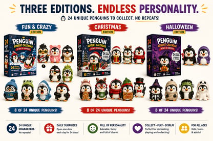 Penguin Advent Calendar Collectible Surprise Set