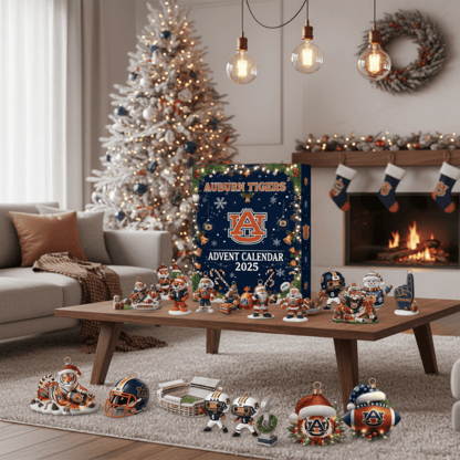 Christmas 25-day Advent Calendar with surprises Auburn Tigers Decorative Countdo